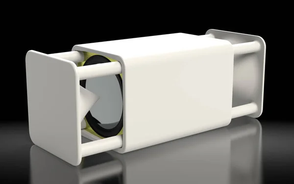 New Concept Portable Speaker Rendering — 图库照片