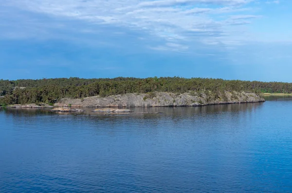 Острівці Стокгольмського архіпелагу в Балтійському морі — стокове фото
