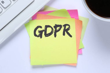 Gdpr genel veri koruma yönetmeliği AB Avrupa Birliği Web siteleri Internet ofis resepsiyon bilgisayar klavye