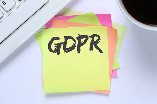Gdpr General Data Protection Regulation European Union Websites Internet Office — Stock Photo, Image