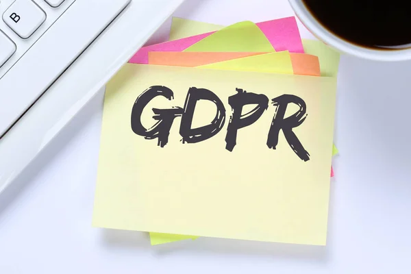 Regulamento Geral Proteção Dados Gdpr Sítios Web União Europeia Teclado — Fotografia de Stock