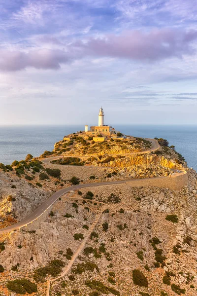 Maiorca Maiorca Cap Formentor Paisagem Natureza Mediterrâneo Mar Retrato Formato — Fotografia de Stock