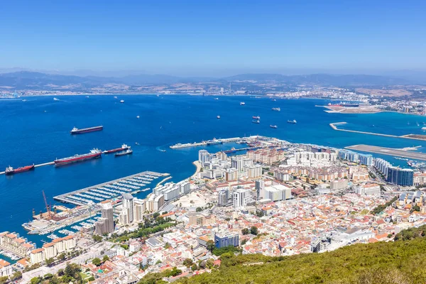 Гибралтарский ландшафтный порт Средиземное море — стоковое фото