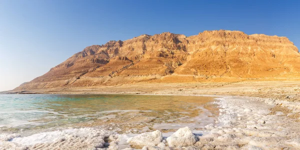 Мертвое море Панорама Израиль копия космического ландшафта природы — стоковое фото