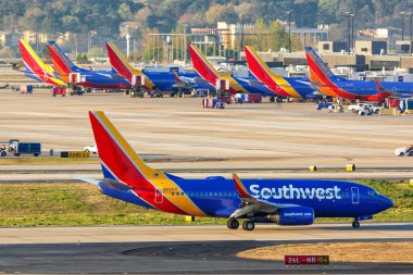 Güneybatı Havayolları Boeing 737-700 Atlanta Havaalanı uçakları