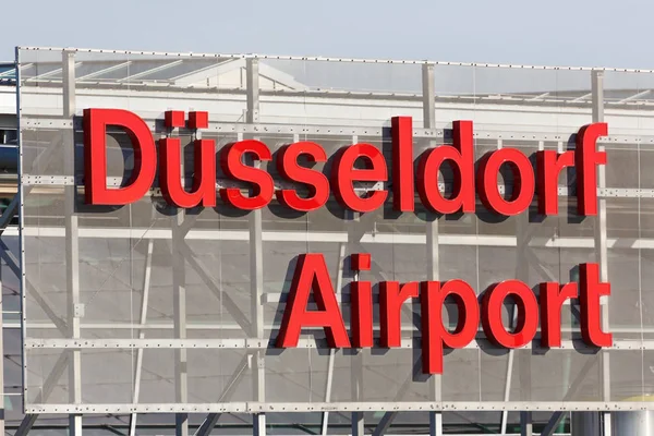 Luchthaven Düsseldorf DUS Logo — Stockfoto