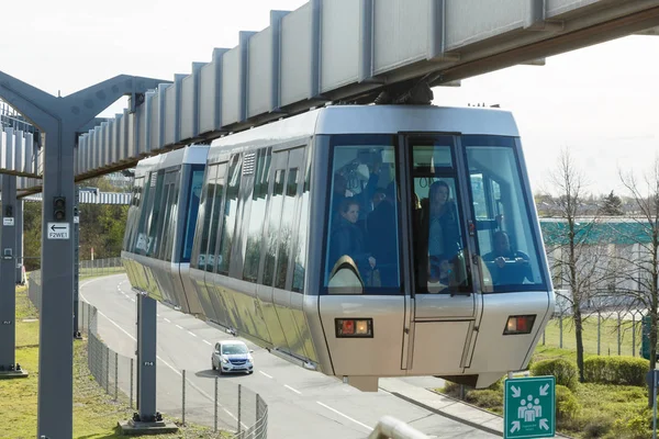 SkyTrain Düsseldorf Airport DUS — Stock fotografie