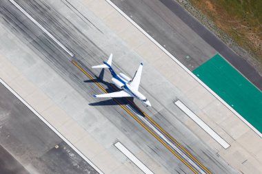 Cessna 750 Citation X uçağı Los Angeles havaalanı aer