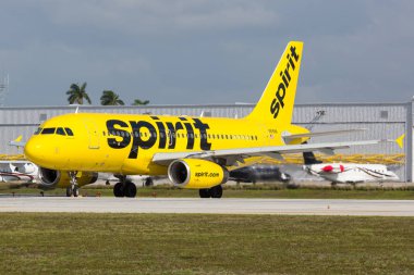 Spirit Havayolları Airbus A319 Fort Lauderdale Havaalanı