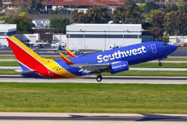 Güneybatı Havayolları Boeing 737-700 San Jose Havaalanı uçağı