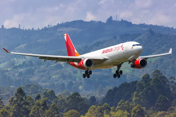 Avianca Cargo Airbus A330-200F airplane Medellin airport — Stock Photo, Image