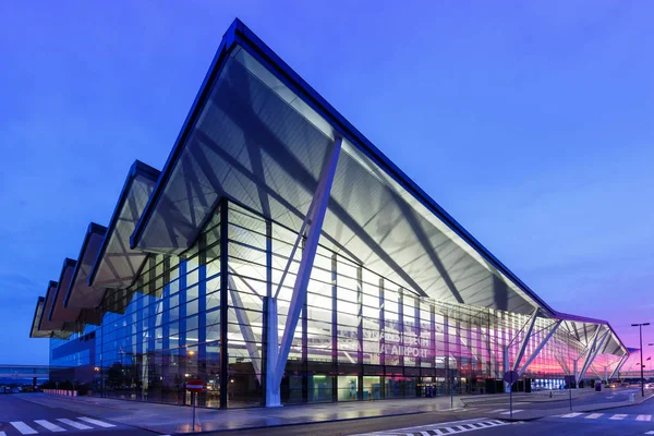 Terminal do Aeroporto de Gdansk — Fotografia de Stock