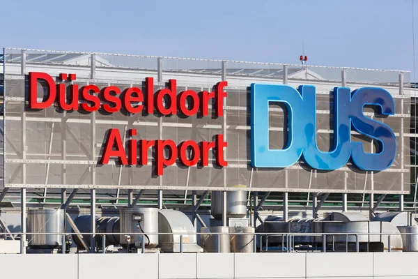 Luchthaven Düsseldorf DUS Logo — Stockfoto