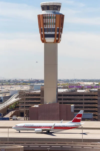 Phoenix Arizona April 2019 American Airlines Boeing 737 800 Airplane — Stock Photo, Image