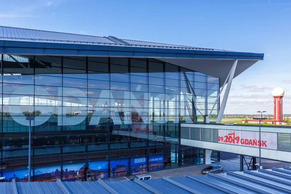 Gdansk Pologne Mai 2019 Terminal Aéroport Gdansk Gdn Pologne — Photo