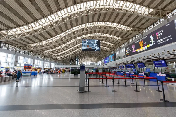 Ченду Китай Вересня 2019 Chengdu Shuangliu International Airport Terminal Ctu — стокове фото