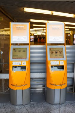 Frankfurt, Almanya. 7 Nisan 2020 Lufthansa. Frankfurt havaalanı FRA, Almanya..