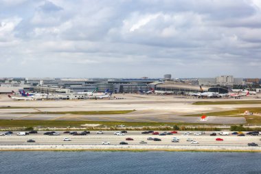 Miami, Florida 3 Nisan 2019 Miami Havaalanı, Florida.