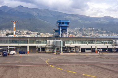 Quito, Ekvador 17 Haziran 2011 Terminali ve Quito Havalimanı UIO Ekvador.