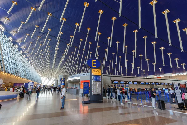 Shanghai Cina Settembre 2019 Shanghai Pudong International Airport Terminal Pvg — Foto Stock