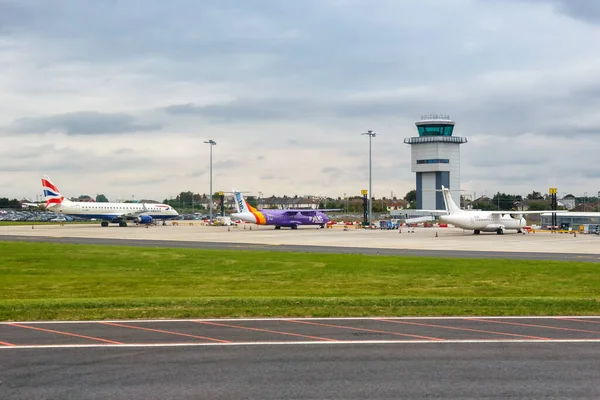 サウスエンド イギリス2019年7月6日ロンドンの飛行機サウスエンド空港千歳空港 イギリス — ストック写真