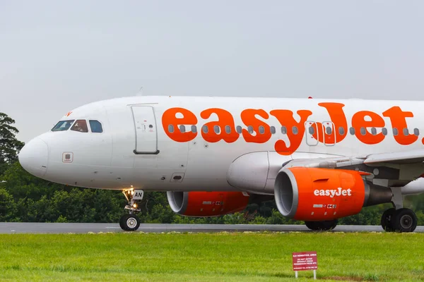 Southend United Kingdom July 2019 Easyjet Airbus A319 Airplane London — Stock Photo, Image