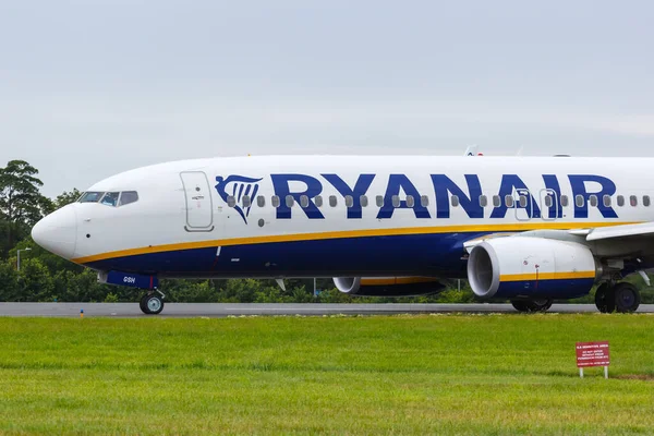 Southend Ηνωμένο Βασίλειο Ιουλίου 2019 Ryanair Boeing 737 800 Airplane — Φωτογραφία Αρχείου
