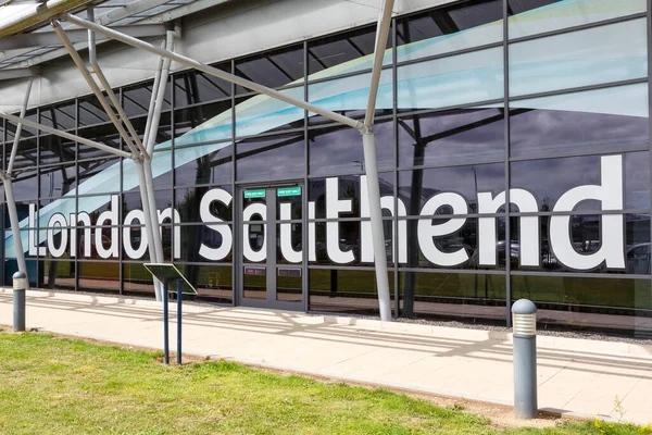 Southend Велика Британія Липня 2019 Terminal London Southend Airport Sen — стокове фото