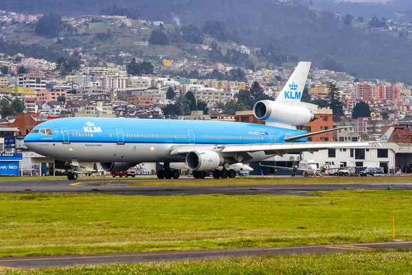 Quito Ecuador June 2011 Klm Royal Dutch Airlines Mcdonnell Douglas — Stock Photo, Image