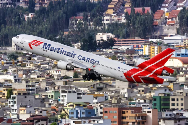 Quito Ecuador Juni 2011 Martinair Cargo Mcdonnell Douglas 11Cf Flugzeug — Stockfoto