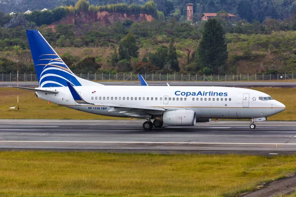 Medellin Colombia January 2019 Copa Airlines Boeing 737 700 Airplane — Stock Photo, Image
