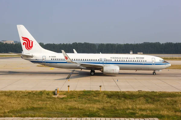 Pechino Cina Ottobre 2019 Air China Mongolia Interna Boeing 737 — Foto Stock