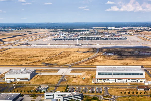 Berlín Alemania Agosto 2020 Berlin Brandenburg Ber Airport Terminal Vista — Foto de Stock