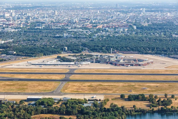 Berlino Germania Agosto 2020 Berlino Tegel Txl Airport Terminal Vista — Foto Stock