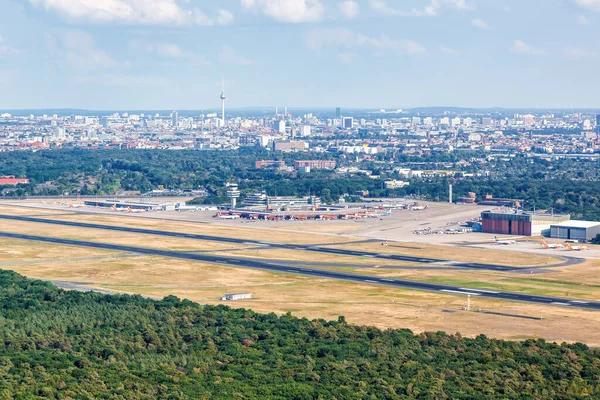 Berlin Deutschland August 2020 Berlin Tegel Txl Airport Terminal Luftbild — Stockfoto