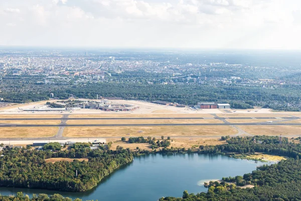 Berlin Deutschland August 2020 Berlin Tegel Txl Airport Terminal Luftbild — Stockfoto