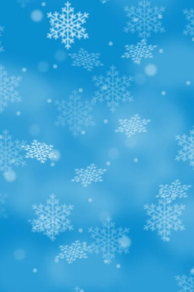 Natal Fundo Padrão Cartão Inverno Retrato Formato Flocos Neve Flocos — Fotografia de Stock