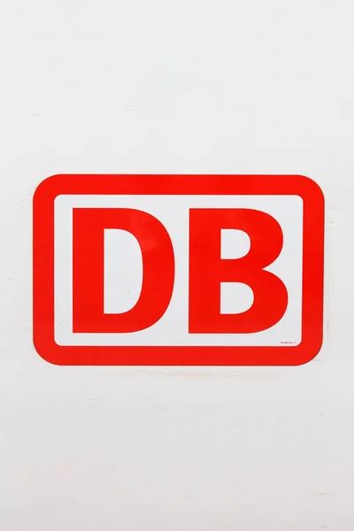 Stuttgart Germany April 2020 Deutsche Bahn Logo German Rail Ice — Stock Photo, Image