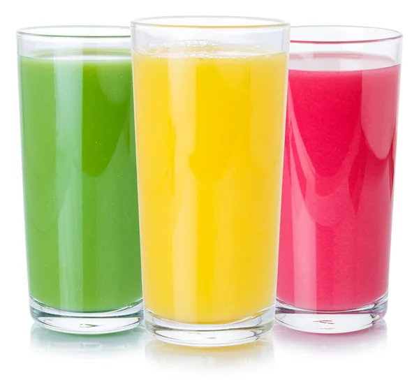 Orange Fruit Juice Straw Drink Drinks Glass Healthy Eating Isolated — Stock Photo, Image