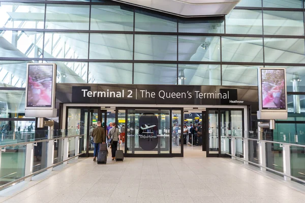 Londen Verenigd Koninkrijk Augustus 2018 Terminal Van London Heathrow Airport — Stockfoto