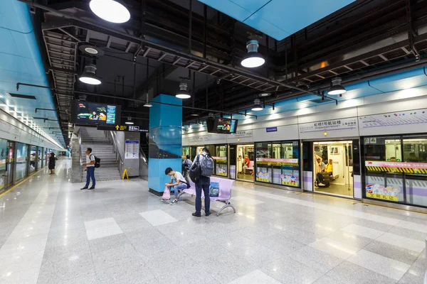 Şangay Çin Eylül 2019 Şangay Metro Hongqiao Havaalanı Terminal Mrt — Stok fotoğraf