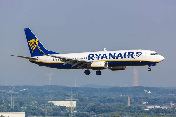 Dortmund Alemania Agosto 2020 Ryanair Boeing 737 800 Avión Aeropuerto — Foto de Stock