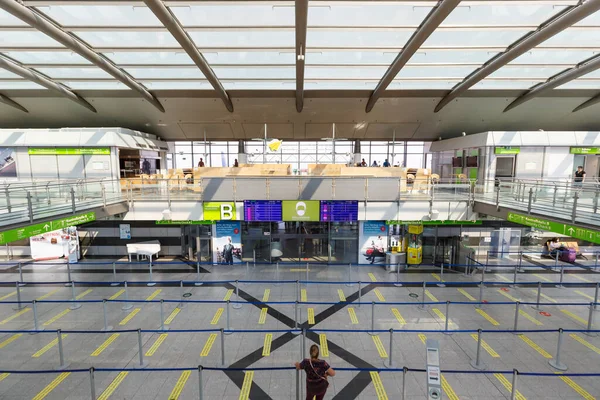 Dortmund Niemcy Sierpnia 2020 Terminal Lotniska Dortmund Dtm Niemczech — Zdjęcie stockowe