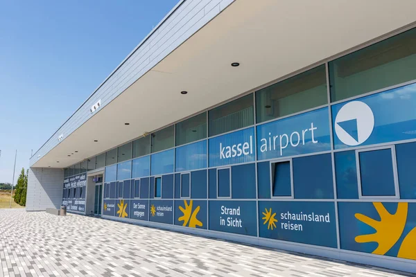 Kassel Duitsland Augustus 2020 Terminal Van Kassel Calden Airport Ksf — Stockfoto