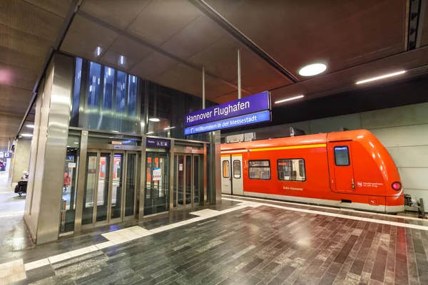 Ганновер Німеччина Серпня 2020 Залізничний Вокзал Аеропорту Ганновер Haj Німеччині — стокове фото