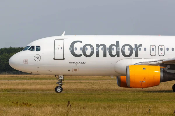 Hanover Germany August 2020 Condor Airbus A320 Airplane Hanover Airport — Stock Photo, Image