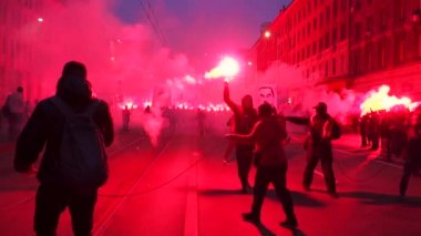 Polonya, Varşova-11 Kasım 2018: Polonya bağımsızlık günü