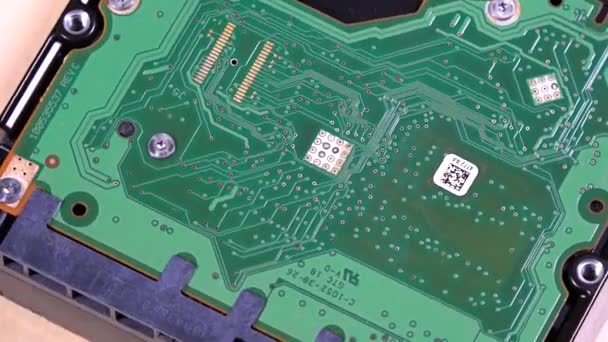 Επιτραπέζιο Pc μέρος σκληρό δίσκο hdd. — Αρχείο Βίντεο