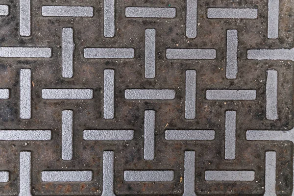 Pattern Style Steel Floor Background — Stock Photo, Image