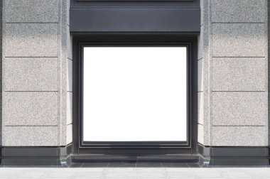 Büyük Pencere ve İsim Yeri olan Dükkan Dükkanı Önü